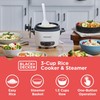 BLACK+DECKER 3-Cup Rice Cooker, 1.5-cup Uncooked Rice, 3 Cups Cooked,