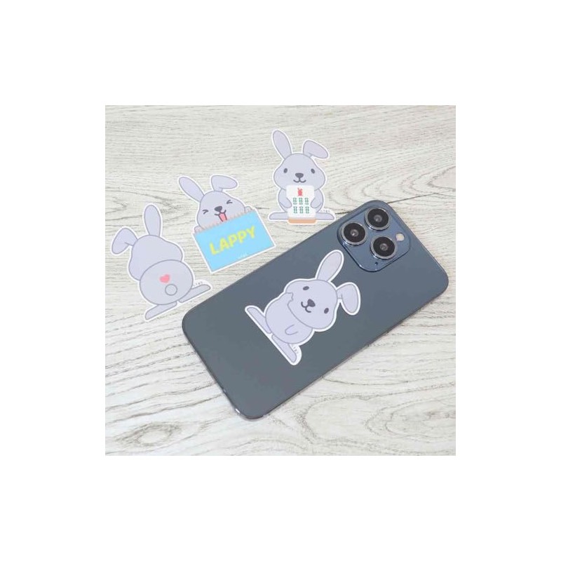 Rappie [Character Sticker] Mini Decal Sticker / Cucilo Rabbit