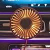 5V 5W 360 Degrees Adjustable Air Outlet USB Car Fan