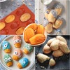 Molde Madeleine de silicona, 4 unidades, molde Madeline de 9