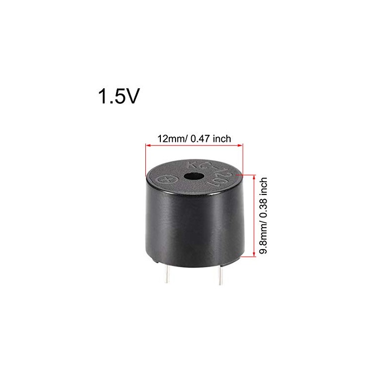 sourcing map Passive Buzzer Electromagnetic Beep Alarm Sound Alarm Sound