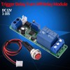 DC 12V Timer Module,Adjustable Timer Delay Turn Off Module Timing