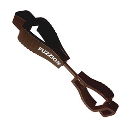 FUZZIO 12 Pairs Ogrifox PU Coated Work Gloves Glove Clip (S-7, Black)