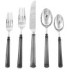 Hampton Forge Argent Emma Gunmetal 5-Piece Flatware Place Setting,