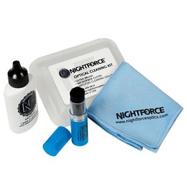 Nightforce Optics Cleaning Kit with Lens Brush, Anti-Fog Lens Cleaning Liquid and Microfiber Cloth (A130)