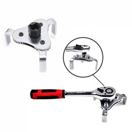 Cisixin Oil Filter Wrench Oil Filter Spider Oil Filter Clamp Tool (Diameter 55-108 mm)
