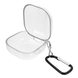 Operitacx TPU Wireless Headset Case with Carabiner for Durable Portable Earphone Protective Shell with Charging Soft Flexible Design for Friends and Family