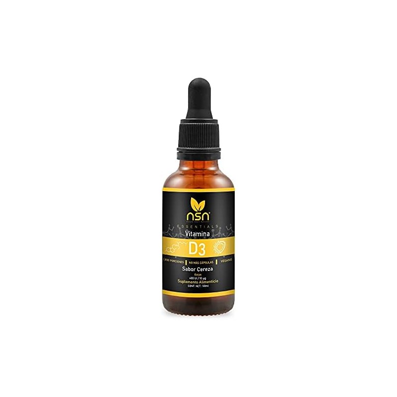 Vitamina D3 en Gotas Sublingual Más Absorción Gotas Concentradas Sabor