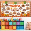 Thanksgiving Turkey Bulletin Board Thankful Little Turkeys Classroom Decoration DIY