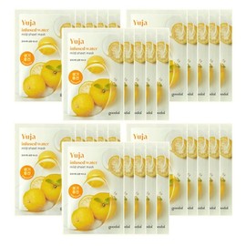 Goodal 1 pack per day mask pack, dull skin vital tone up, mild citron mask 20g 30 pieces citron mask x 20g x 30 pieces / 구달 1일1팩 마스크팩 칙칙한 피부 생기톤업 순한 유자 마스크 20g 30개 유자 마스크 x 20g x 30개