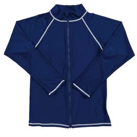 LAQUA Children’s School Rash Guard, School Swimwear, Kids, Girls, Boys, Solid Color