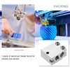 ULTECHNOVO 1pc Aluminum Heater Block for Printers High Temperature Stable