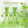 Cute Frog Plant Support Clips - 5Pcs Plant Stand Set