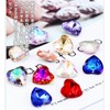 Heart Shape Color Gemstone Toys, Sequins, Hologram, Stone Bijou Stones,