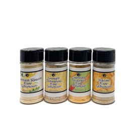 Premium | Egg Seasonings | Variety 4 Pack | Cheddar Ranch | Nacho | Smoked Parmesan | Cheddar Jalapeno | Ideal for eggs of all styles—scrambled, fried, or made into epic breakfast wraps!