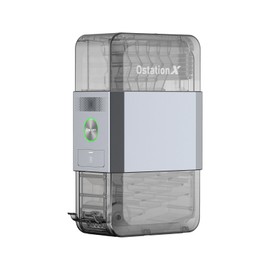 OLlGHT Ostation X Battery Charger for NiMH AAA Rechargeable Batteries, 3 in 1 Design for Charging Testing & Storage, No Polarity Check Needed, Bad Battery Detection, APP Control(Without AAA Battery)