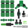 DHFUCNKO 15 Pcs Garden Hose Connector Kit, Hose Repair Connector,