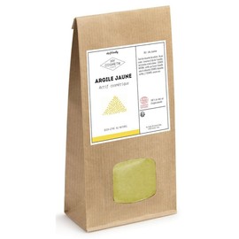 Yellow Clay Cosmos Natural - 100% Natural Origin - MY COSMETIK - 200g - in Kraft Bag
