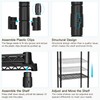 FUTASSI P3 Plus Rolling Clothes Rack, Clothing Racks for Hanging