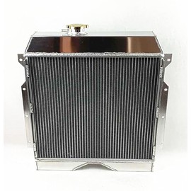FSMOTO Full Aluminum Radiator for 1954-1964 Jeep Willys Truck 6-226 Utility Wagon 3.7L L6 Manual