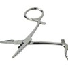 HTS 226H4 4" Stainless Steel Locking Fisherman's Hemostat with Scissors