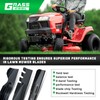 Grasscool 942-04308 Mower Blades for Troy Bilt Bronco Pony Mustang