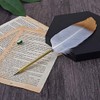 Quill Pen Vintage Feather Calligraphy Pen Refined Quill Ballpoint for