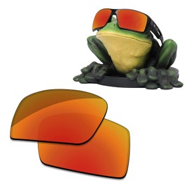 Acefrog 1.4MM Thick AR Coated Polarized Replacement Lenses for Oakley Eyepatch 2 OO9136 Sunglasses - Jaffa Orange