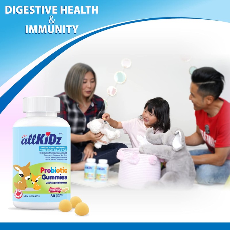 allKiDz allKiDz Probiotic Gummies for Kids Children Digestive Health and