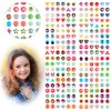 240 Piece Earrings 3D Gems Sticker Girls Sticker Earrings Self-Adhesive