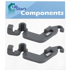 2-Pack W10082853 Dishwasher Tine Pivot Clip Replacement for KitchenAid KDTM804ESS0 - Compatible with WPW10082853 Tine