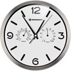 Bresser MyTime ND Radio Controlled Wall Clock, Thermo-Hygro with Silent