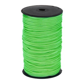 QUARKZMAN 5mm Polypropylen Seil Geflochtene Seile, 100m Nylonseil Hohlseil für Wäscheleine, Camping, Wandern, Outdoor, Hellgrün