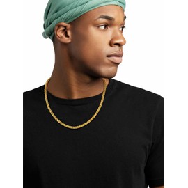 U7 Gold Chain Men Necklace Mens Jewellery Chains Necklaces For Women