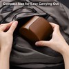 QUARKZMAN Watch Roll Travel Case Single Space Portable Leather Storage