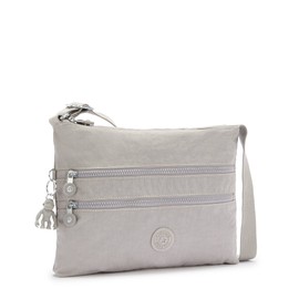 Kipling Damen Alvar Umhängetasche, Grau Gris