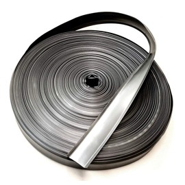 Silver Vinyl 7/8" Insert Molding Trim Screw Cover RV Camper Travel Trailer (35 ft, Silver)