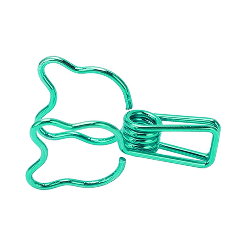 100pcs Small Binder Clips Multipurpose Innovative Little Bear Shape Strong