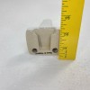 Mid Century Modern Vintage White Ceramic Towel Bar Rod Rack