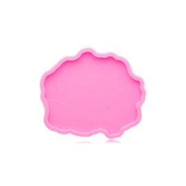 Angel Wings Brain Shape Silicone Mold Epoxy Resin Molds DIY Geode Coaster Agate Mold Resin Coaster Molds DIY Cup Mats Mold Home Decoration, 4.7 x 3.7 in