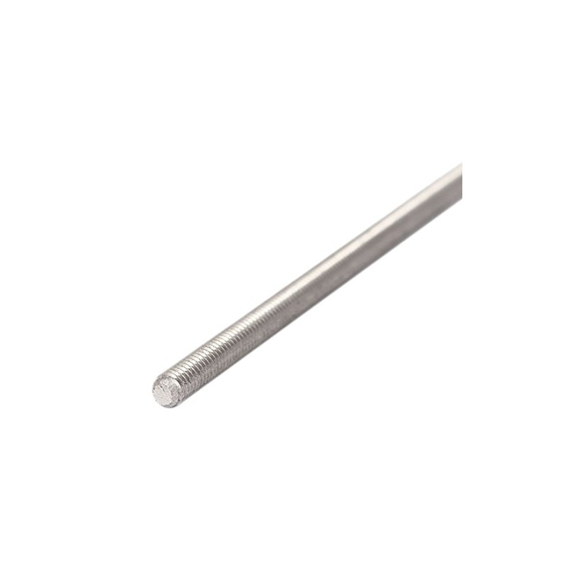sourcing map 304 Stainless Steel Full Threaded Rod Hardware M3