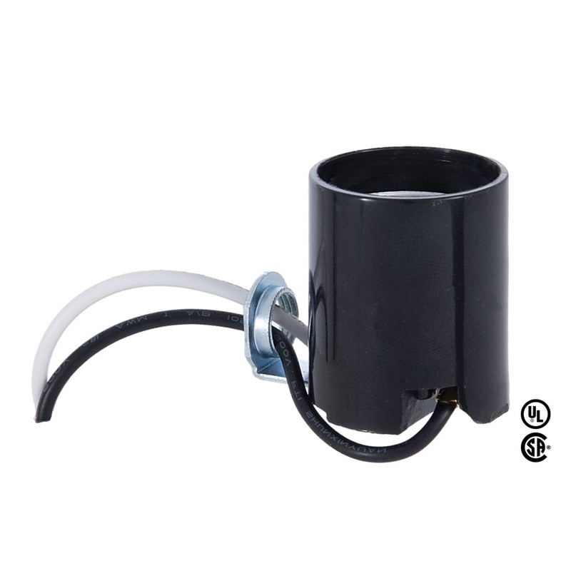 B&P Lamp® Med. Base Lamp Socket with Side Mount 1/8F
