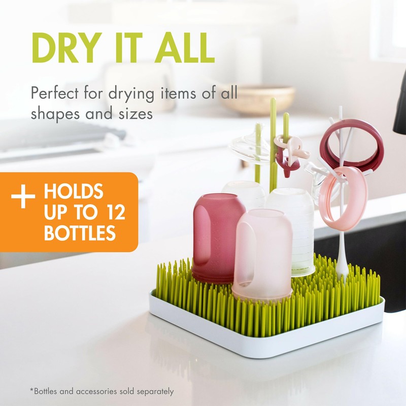 Boon Grass Countertop Drying Rack, Green