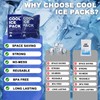 Food Ice Packs for Coolers, Cold for Up to 24H