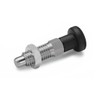 Ganter Normelemente GN 717-8-M12X1 5-BK-NI Stainless Steel Locking Bolts Silver