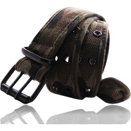 Eurosport Premium Canvas Grommet Belt - WB211 - Camouflage XL