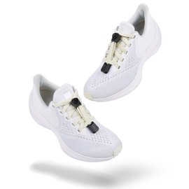 anan520 Tieless Elastic Shoe Laces - No Tie Shoelaces System with Elastic Laces, Dark Gray