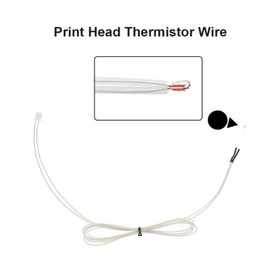 5 Pack | Thermistor Sensor Cable 1 Meter 2-Pin XH2.54 for 3D Printer | NTC 100K 3950 Thermistor Temperature Sensor | Compatible with Creality Ender 3/Ender 3 Pro/Ender 3 Neo/Ender 5/Voxelab Aquila