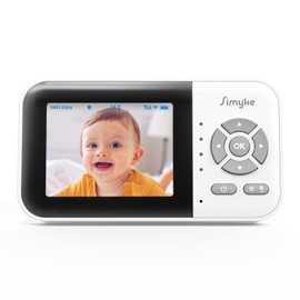 Simyke Video Baby Monitor Add-on Display IPS Screen Compatible with BME28 Baby Monitor