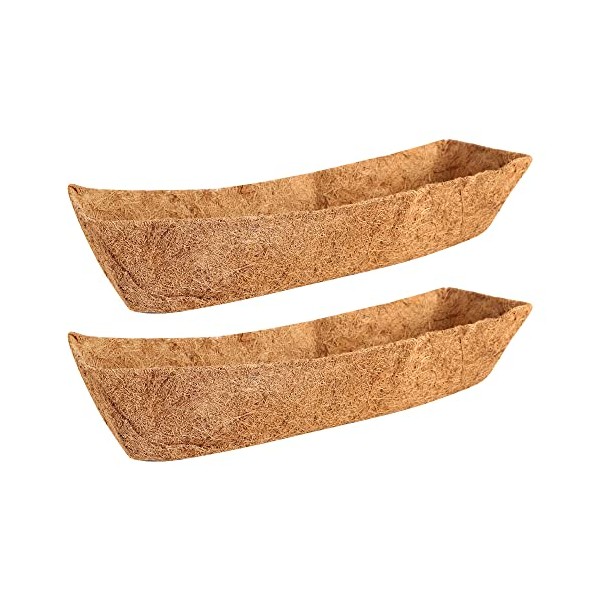 Trough Coco Liner for Replacement Plant Basket Window Boxes Planters,